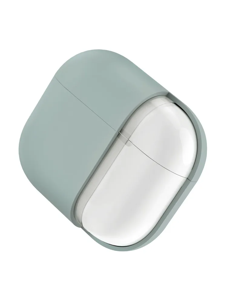 Защитный чехол Uniq Lino Silicone Case для Airpods 4, мятный