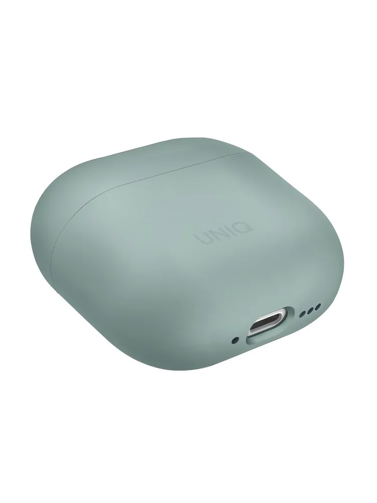 Защитный чехол Uniq Lino Silicone Case для Airpods 4, мятный