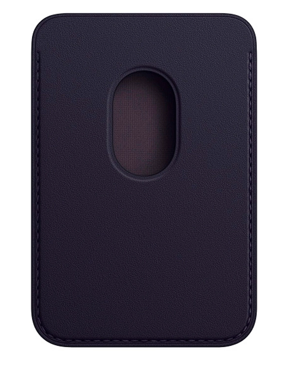 Картхолдер Apple Leather Wallet с локатором, темно-синий