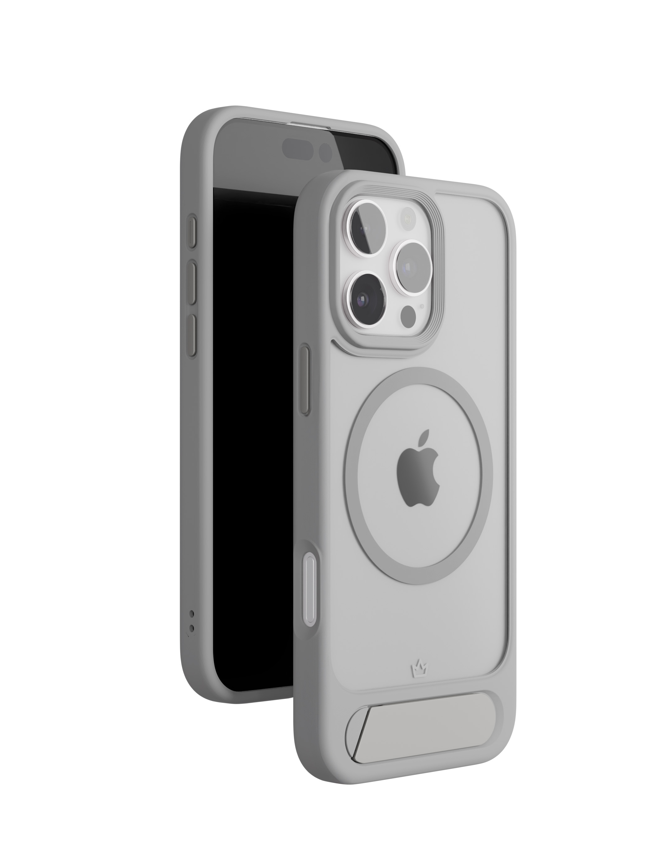 Чехол защитный VLP Reels Case с MagSafe для iPhone 16 Pro Max, серый