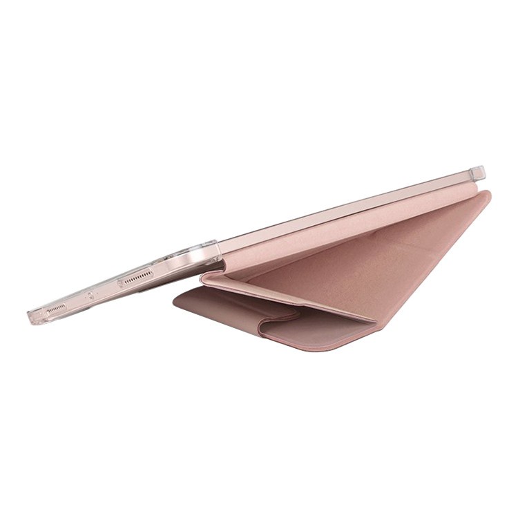 На фото изображено Чехол Uniq Camden для iPad 10th Gen 10.9", розовый