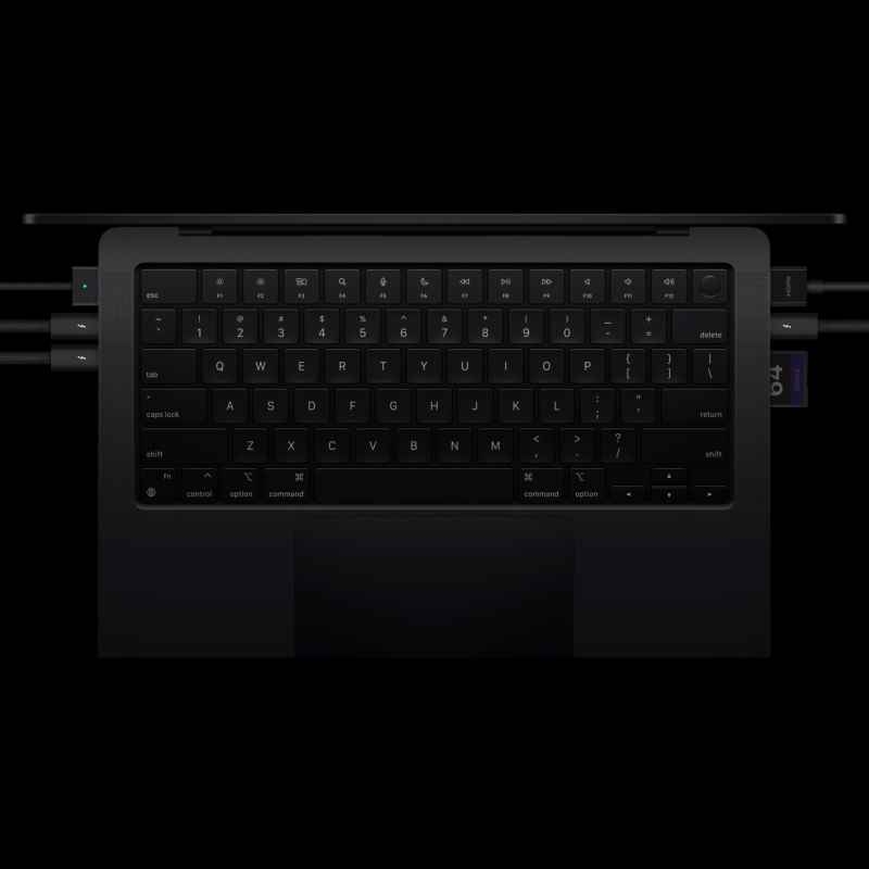 Apple MacBook Pro 16" (M4 Max, 14C / 32C, 2024) 36 ГБ, 1 ТБ SSD, чёрный космос