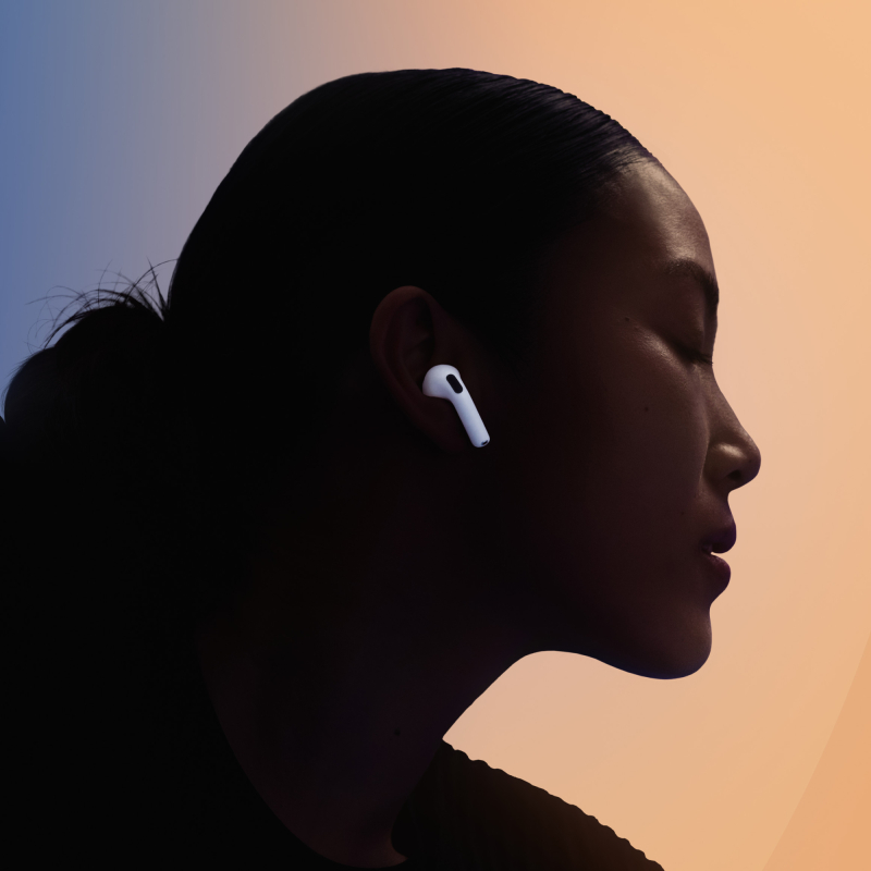 Наушники AirPods (4-го поколения, 2024) с активным шумоподавлением