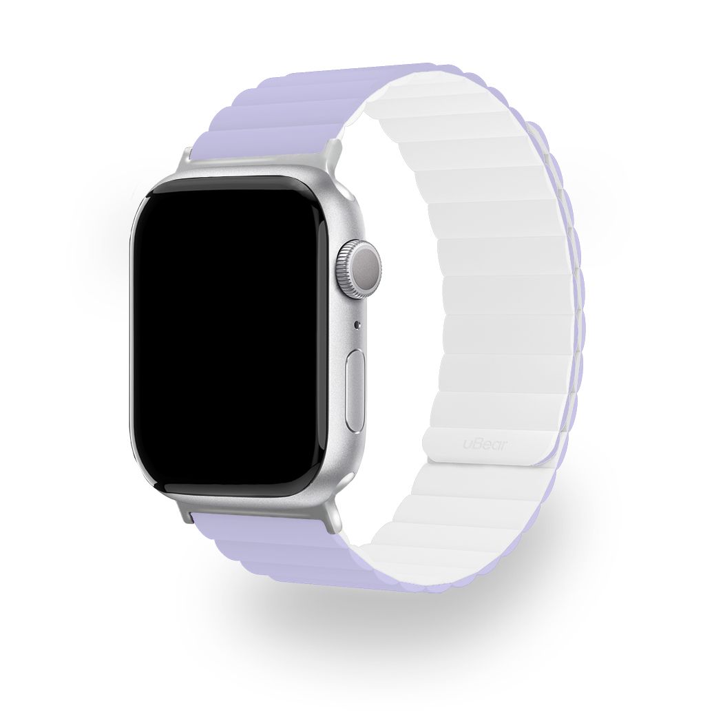 Ремешок uBear Mode для Apple Watch S/M (38, 40, 41 мм), лавандовый/белый