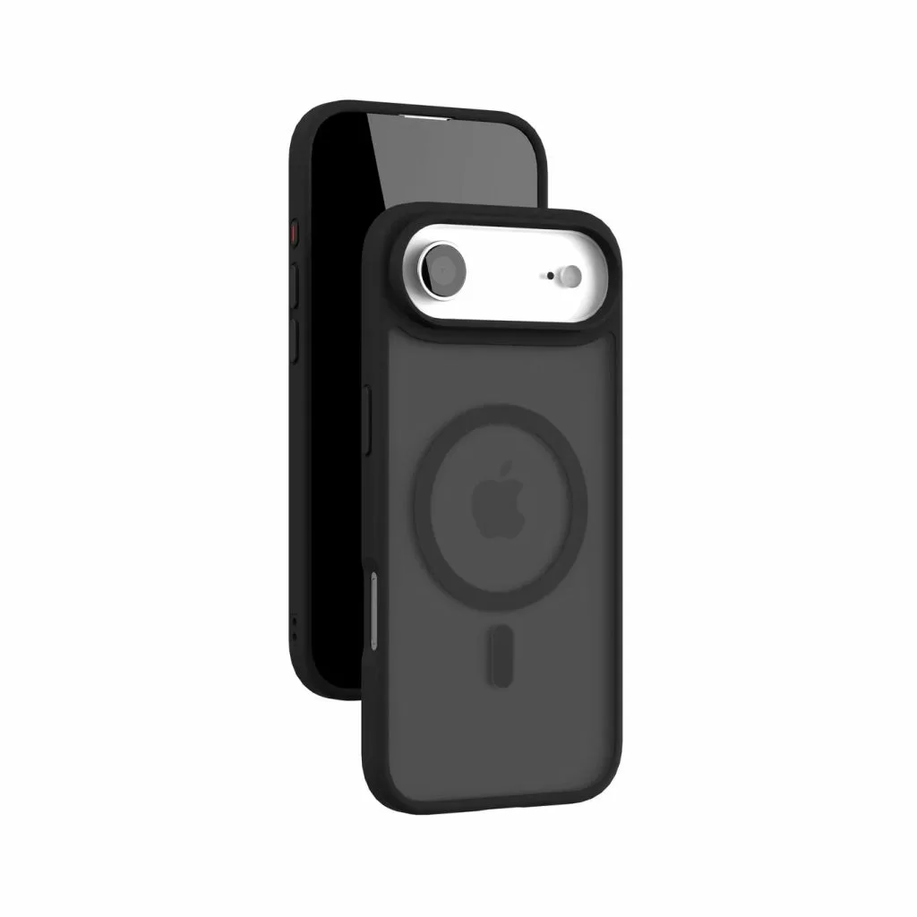 Фото Чехол защитный VLP LITE Bloom Case с MagSafe для iPhone Air, черный На фото изображено Чехол защитный VLP LITE Bloom Case с MagSafe для iPhone Air, черный