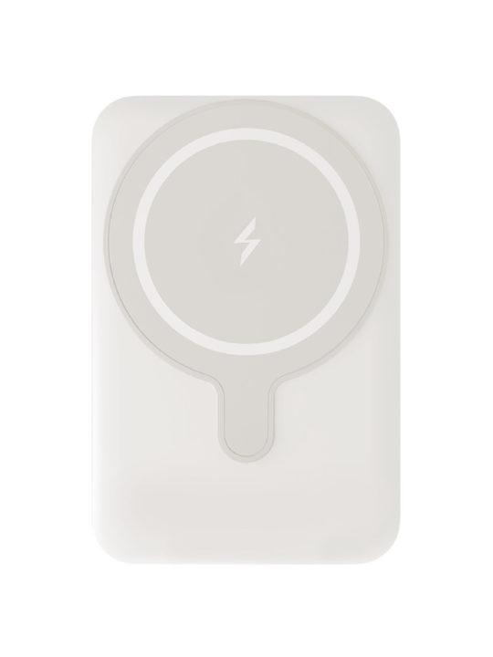 Аккумулятор внешний VLP Magsafe PowerBank 5000 mAh, 3A, USB-C, белый Аккумулятор внешний VLP Magsafe PowerBank 5000 mAh, 3A, USB-C, белый