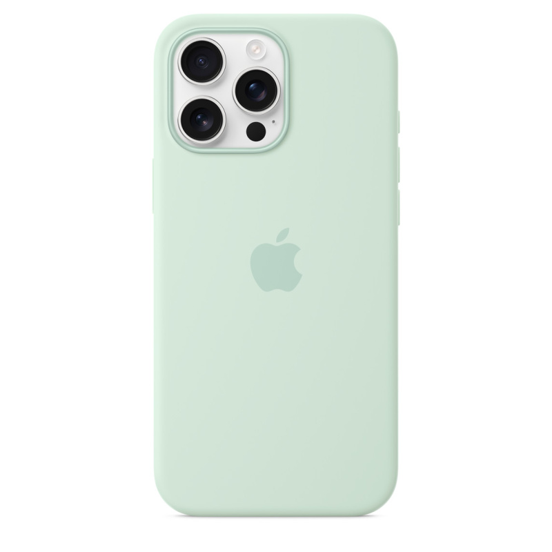 Чехол Apple для iPhone 16 Pro Silicone with MagSafe, аквамарин Чехол Apple для iPhone 16 Pro Silicone with MagSafe, аквамарин