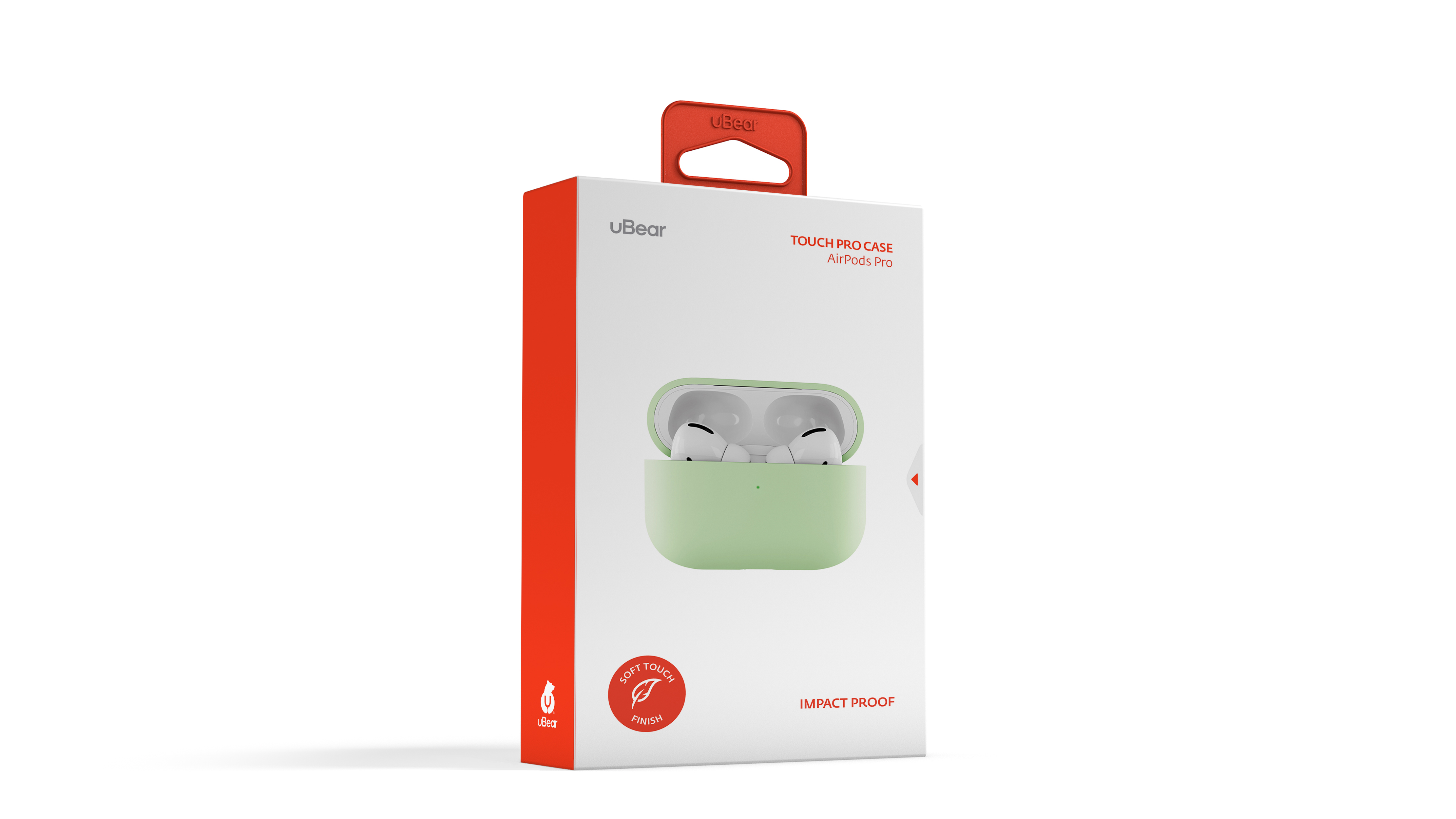 На фото изображено Защитный чехол AirPods Pro Touch Pro Silicone Case, ментол