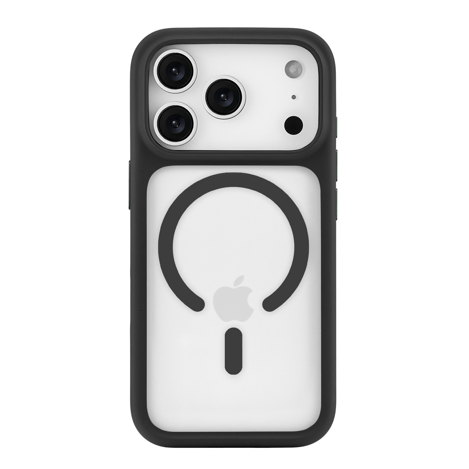 Фото Чехол защитный uBear Shade Case для iPhone 17 Pro, чёрный На фото изображено Чехол защитный uBear Shade Case для iPhone 17 Pro, чёрный