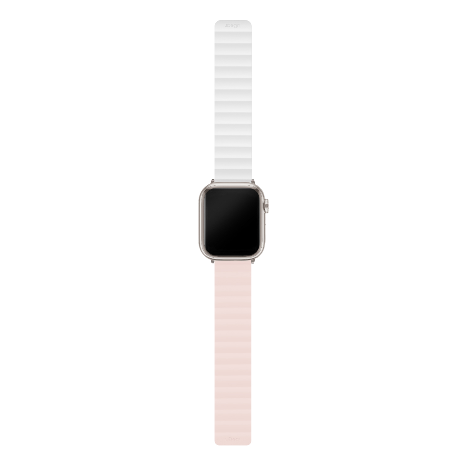 Ремешок uBear Mode для Apple Watch S/M (38, 40, 41 мм), розовый/бежевый