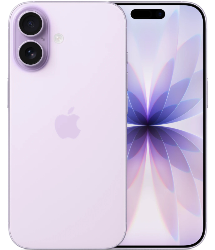 На фото изображено Apple iPhone 17 eSIM, 512 ГБ, Лавандовый