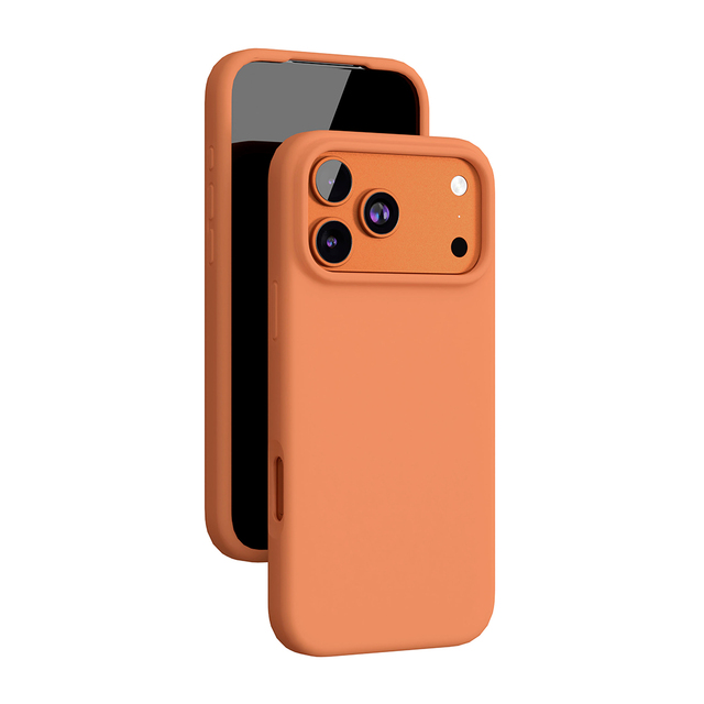 Фото Чехол защитный VLP LITE Mist Case с MagSafe для iPhone 17 Pro Max, оранжевый На фото изображено Чехол защитный VLP LITE Mist Case с MagSafe для iPhone 17 Pro Max, оранжевый