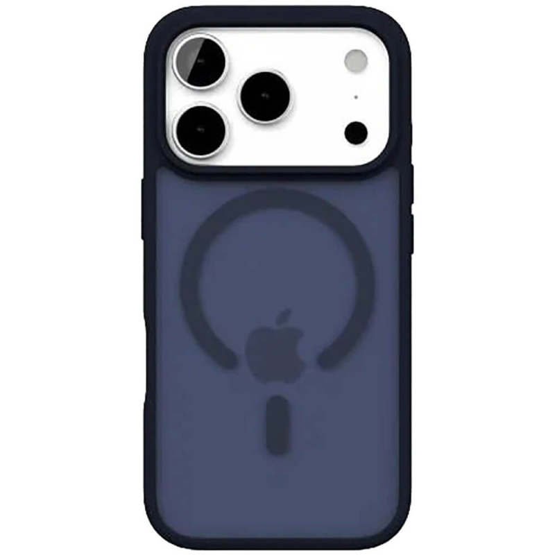 Фото Чехол защитный VLP LITE Bloom Case с MagSafe для iPhone 17 Pro, темно-синий Фото Чехол защитный VLP LITE Bloom Case с MagSafe для iPhone 17 Pro, темно-синий
