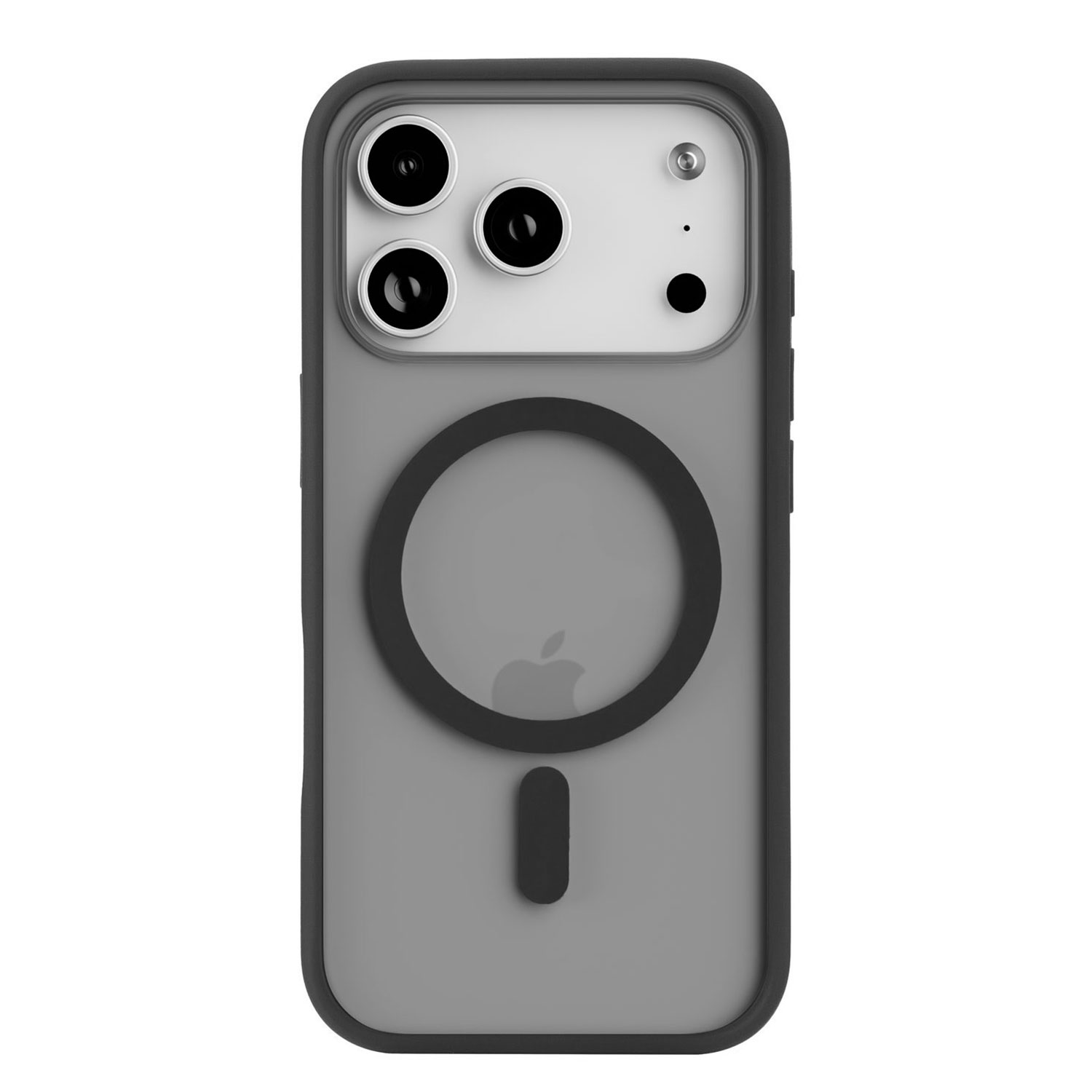 На фото изображено Чехол защитный uBear Cloud Mag Case для iPhone 17 Pro, MagSafe, черный