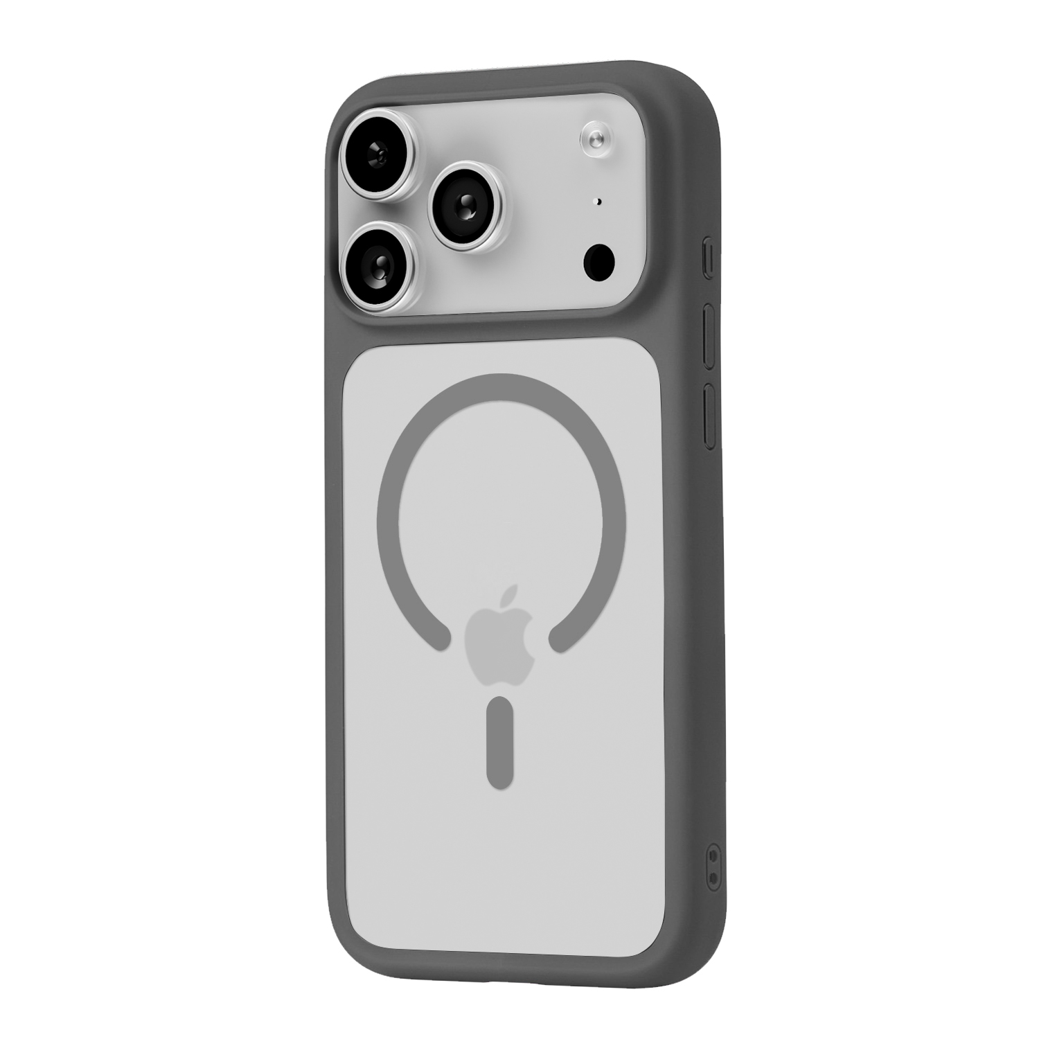 Фото Чехол защитный uBear Shade Case для iPhone 17 Pro Max, серый На фото изображено Чехол защитный uBear Shade Case для iPhone 17 Pro Max, серый