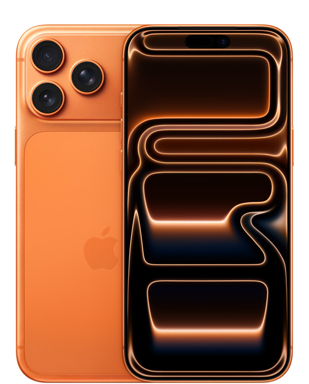 На фото изображено Apple iPhone 17 Pro Max eSIM, 2 ТБ, Космический оранжевый