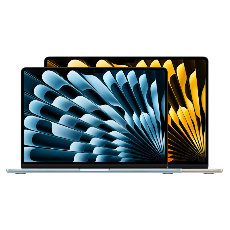 На фото изображено Apple MacBook Air 15" (M5, 10C / 10C, 2026) 16 ГБ, 512 ГБ SSD, Серебристый