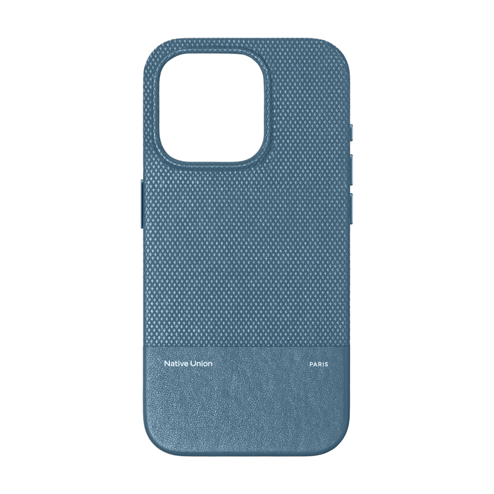 Чехол Native Union (RE)Classic Case MagSafe для iPhone 16 Pro, синий