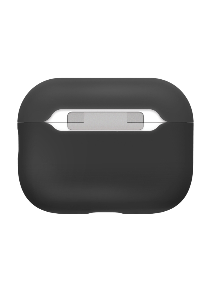 Фото Чехол Uniq LINO для AirPods Pro 3, Charcoal Grey На фото изображено Чехол Uniq LINO для AirPods Pro 3, Charcoal Grey