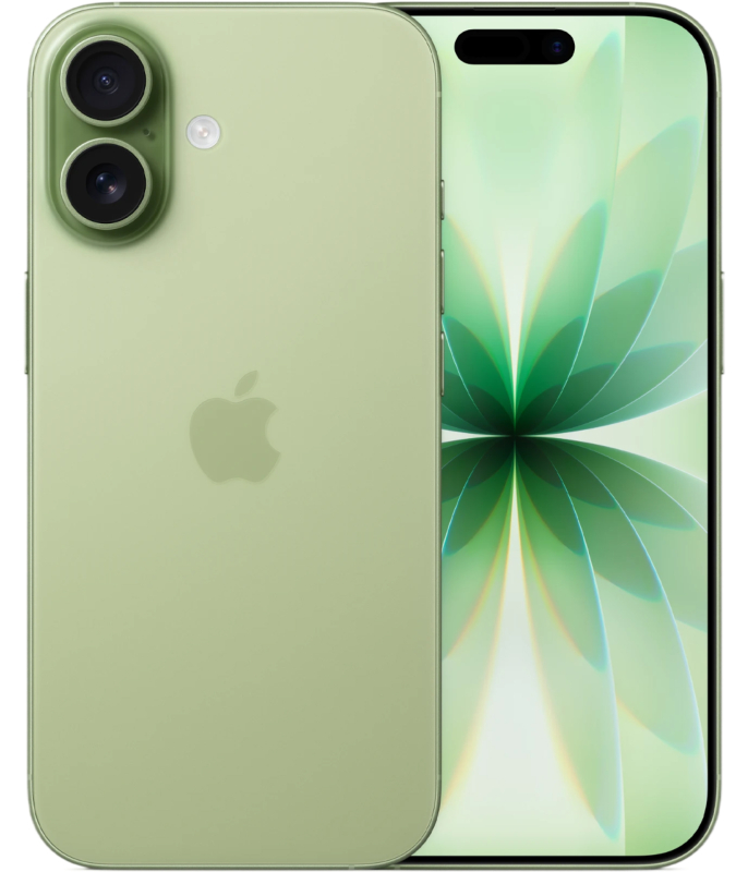 На фото изображено Apple iPhone 17 eSIM, 256 ГБ, Шалфей
