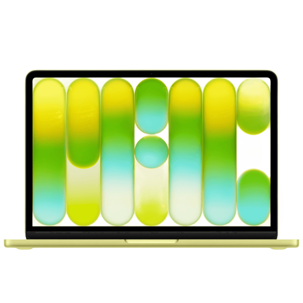 На фото изображено Apple MacBook Neo 13" (A18 Pro, 6C / 5C, 2026) 8 ГБ, 512 ГБ SSD, Жёлтый цитрус
