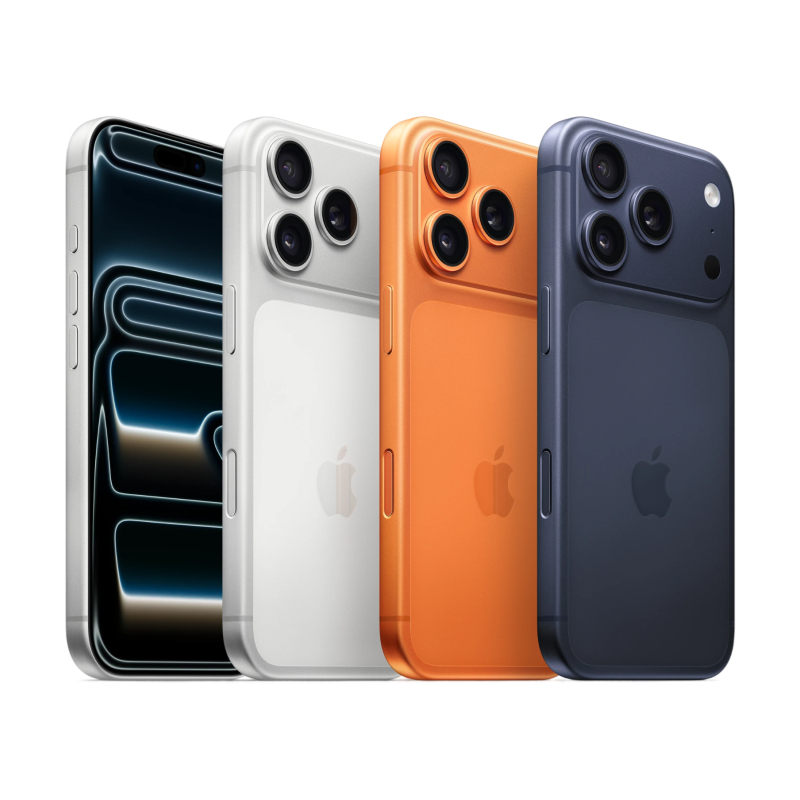 На фото изображено Apple iPhone 17 Pro Max SIM+eSIM, 1 ТБ, Серебристый