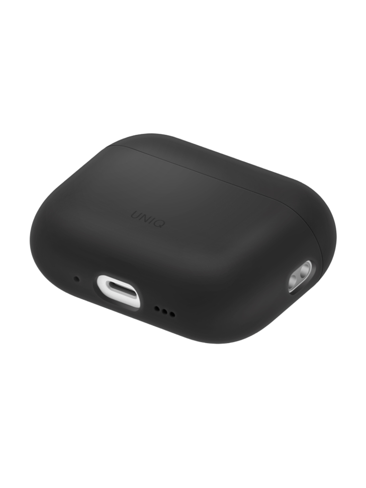 Фото Чехол Uniq LINO для AirPods Pro 3, Charcoal Grey На фото изображено Чехол Uniq LINO для AirPods Pro 3, Charcoal Grey