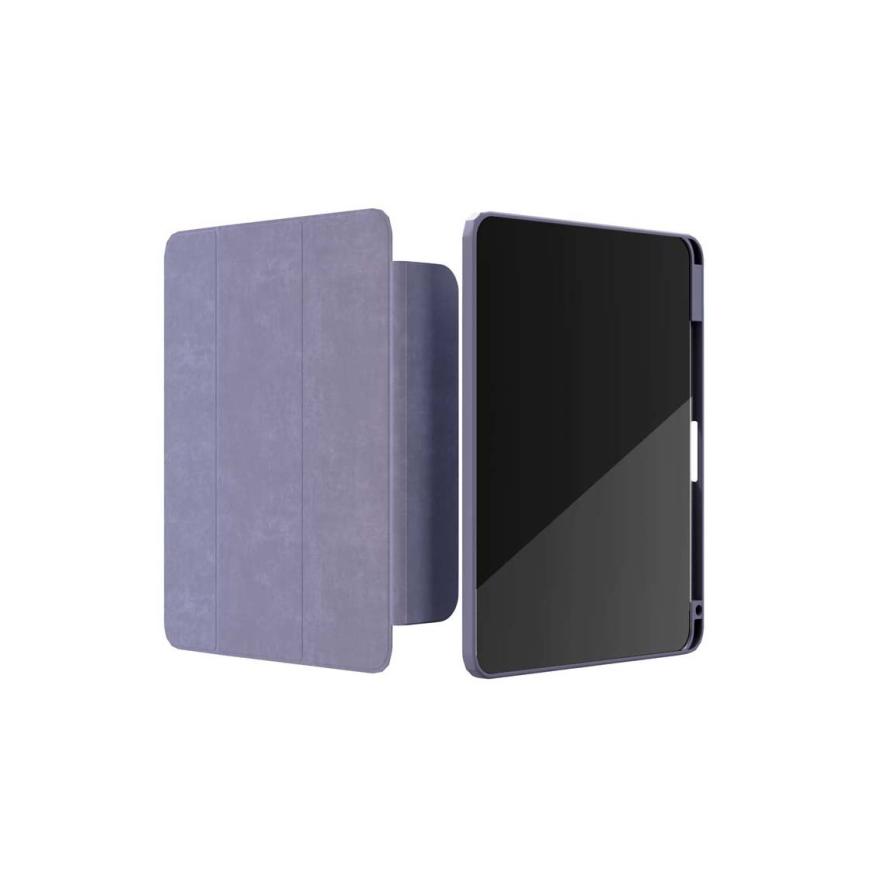 На фото изображено Защитный чехол VLP Split Folio для iPad Pro M4 13”, лавандовый