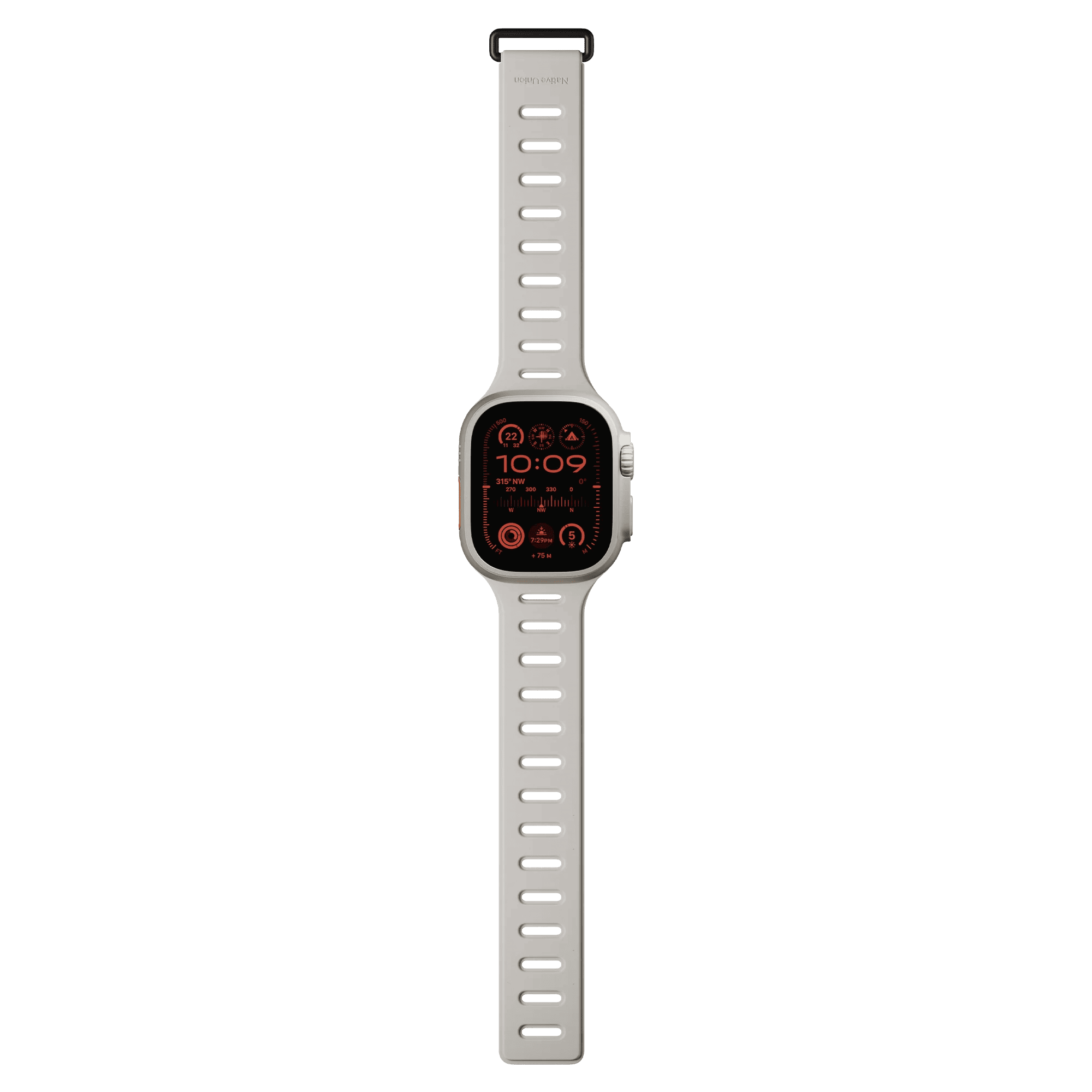 Ремешок Native Union для Apple Watch Magnetic 42/44/45/49мм, зеленый/серый