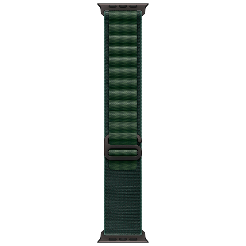 Apple Watch Ultra 2 GPS + Cellular, 49 мм, корпус из черного титана, ремешок Alpine зеленого цвета, размер M