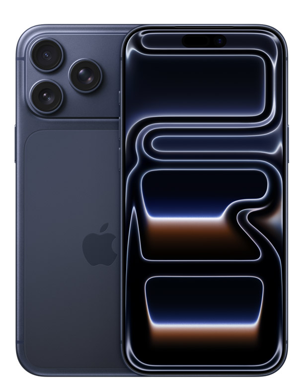 На фото изображено Apple iPhone 17 Pro Max SIM+eSIM, 1 ТБ, Тёмно-синий