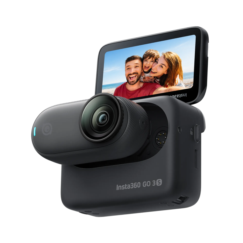 На фото изображено Экшн камера Insta360 GO 3S 64GB, чёрный