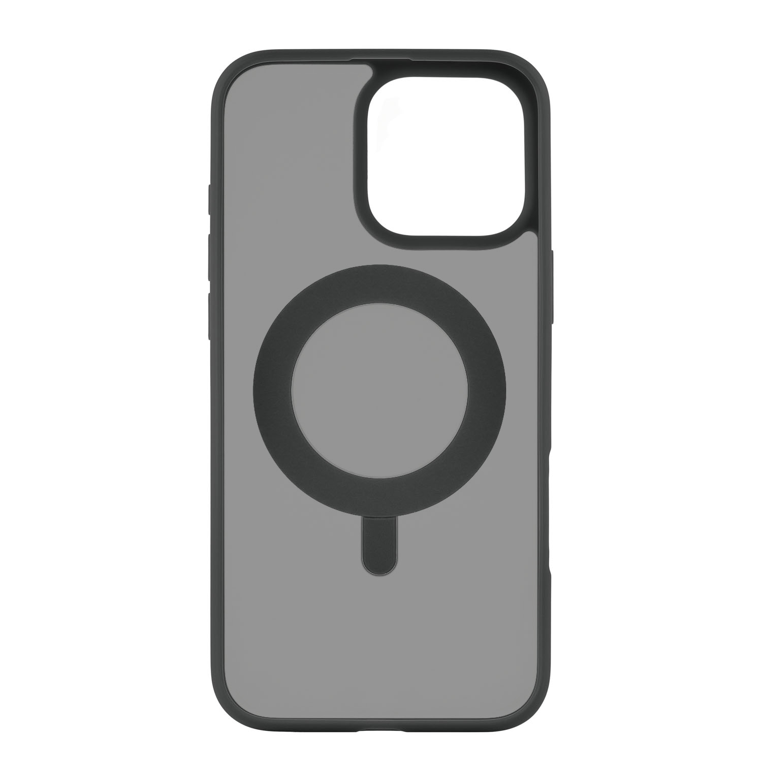 На фото изображено Чехол защитный uBear Clip 360 Mag Case для iPhone 16 Pro Max, с магнитной подставкой, черный