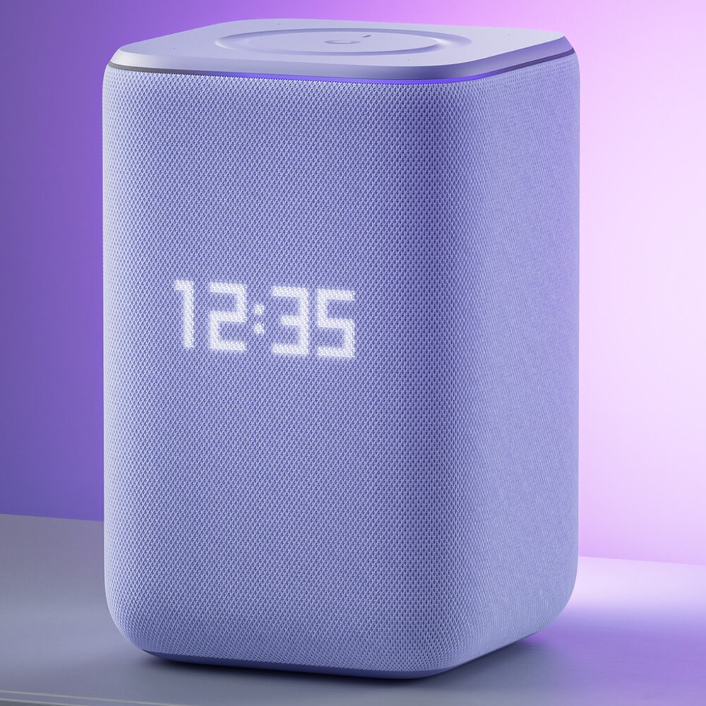 Фото Умная портативная колонка Яндекс Станция 3, фиолетовый На фото изображено Умная портативная колонка Яндекс Станция 3, фиолетовый