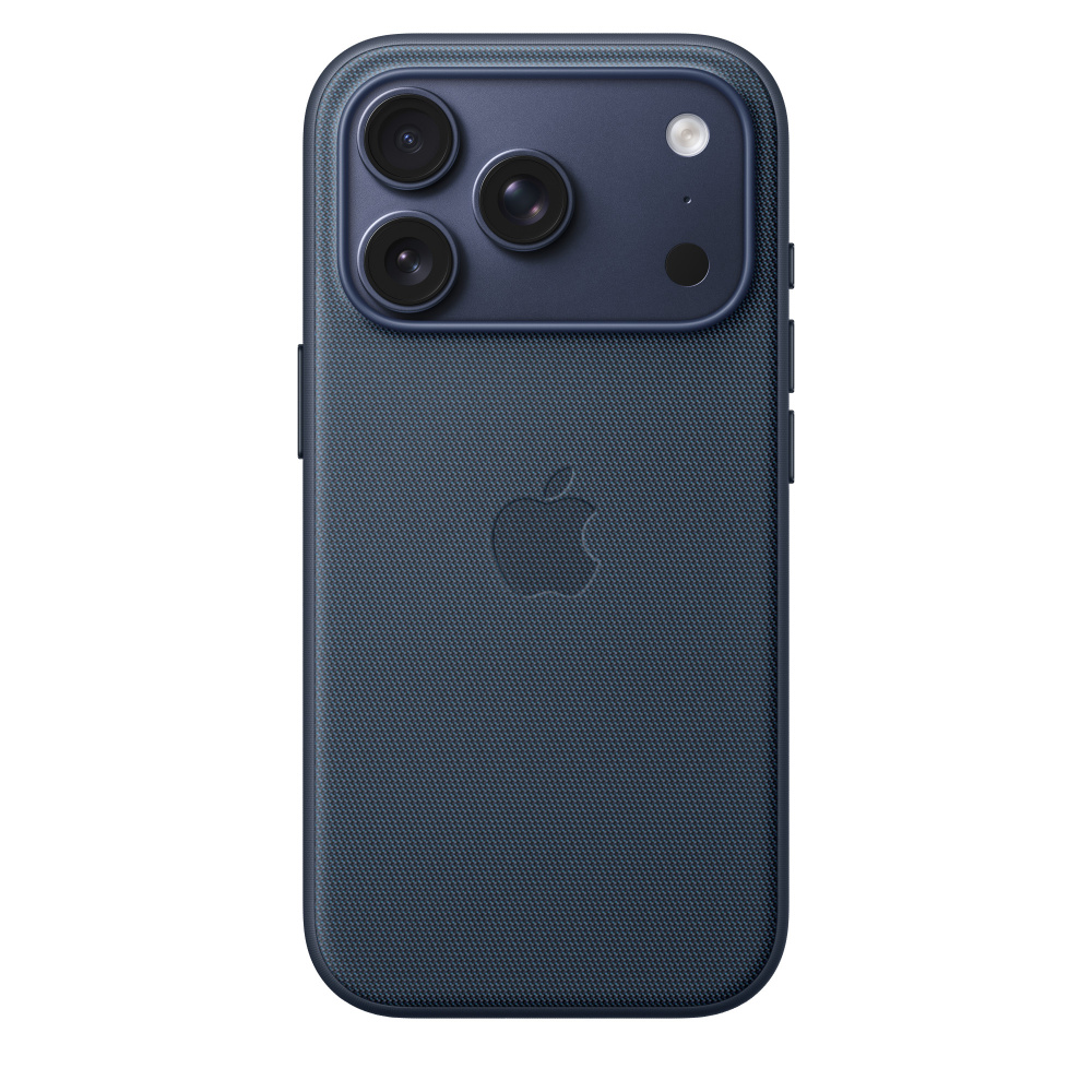 Фото Чехол защитный Apple TechWoven Case with MagSafe для iPhone 17 Pro, синий Фото Чехол защитный Apple TechWoven Case with MagSafe для iPhone 17 Pro, синий