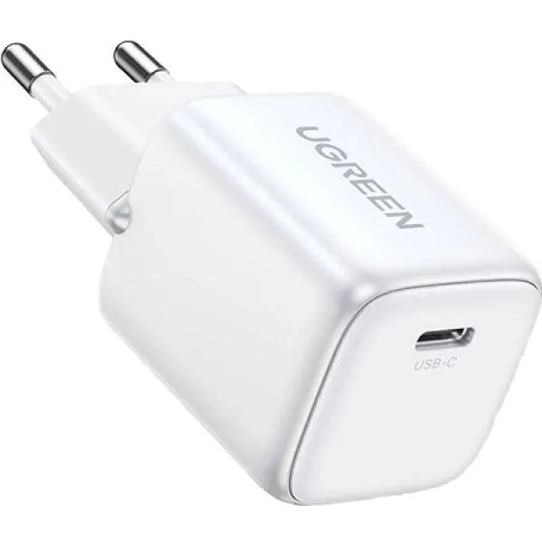 Фото Адаптер питания Ugreen Nexode 20W USB-C, белый Фото Адаптер питания Ugreen Nexode 20W USB-C, белый