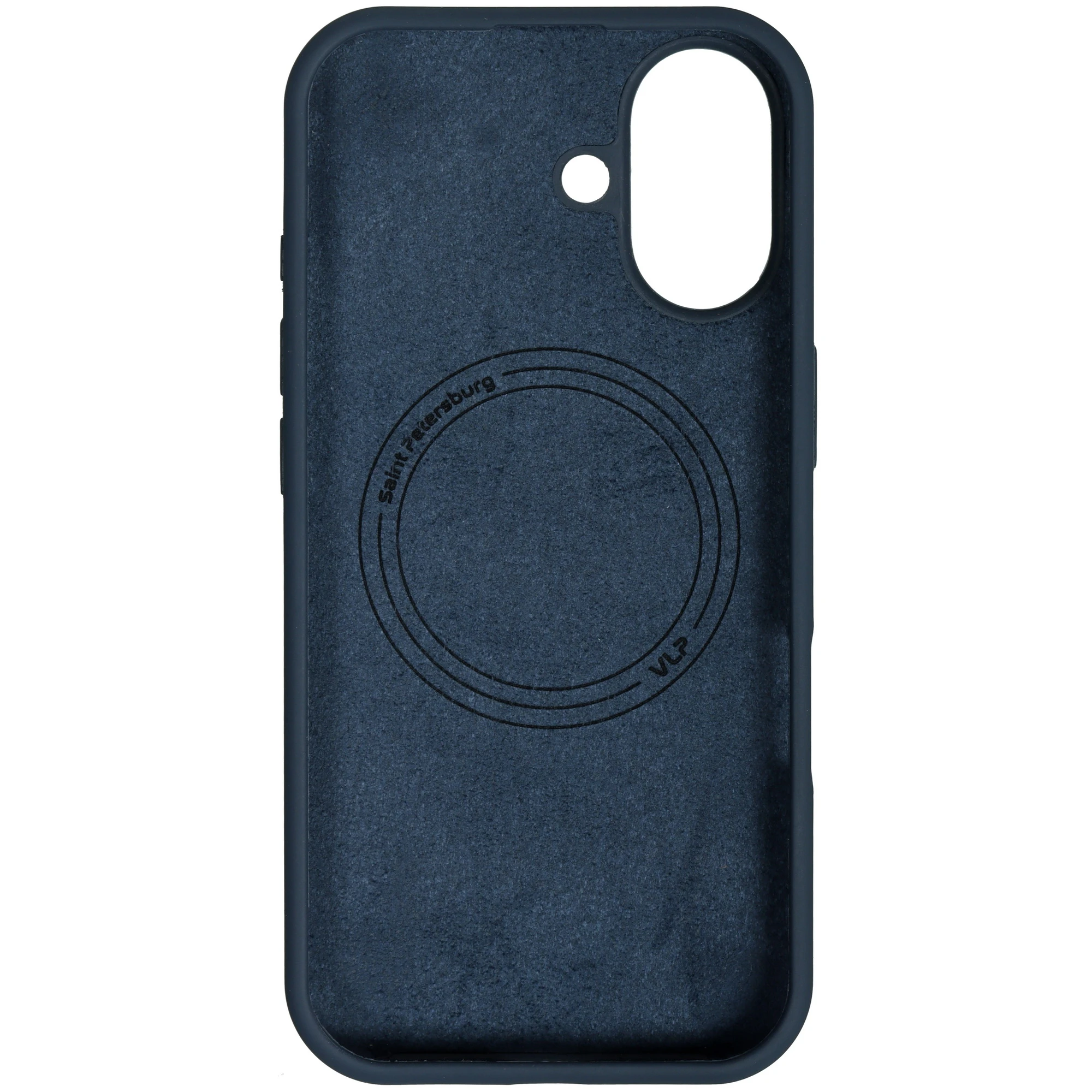 Фото Чехол защитный VLP LITE Mist Case с MagSafe для iPhone 17, темно-синий На фото изображено Чехол защитный VLP LITE Mist Case с MagSafe для iPhone 17, темно-синий