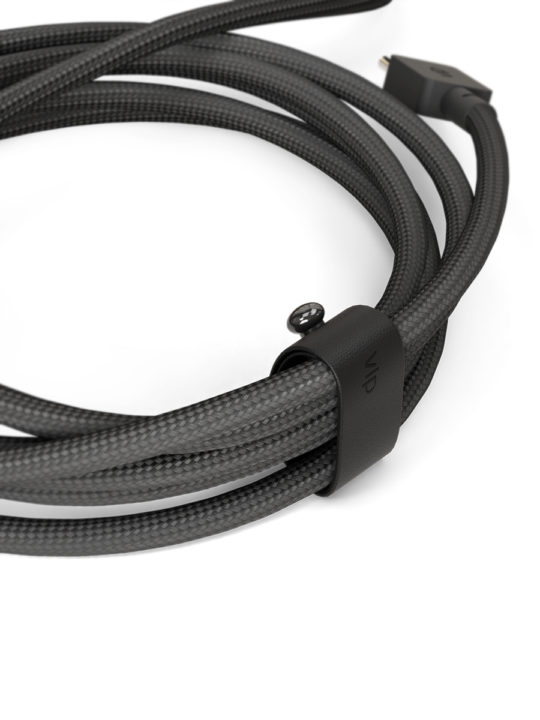 Кабель VLP Nylon Cable USB/C-USB/C, 100 Вт, 2м, черный