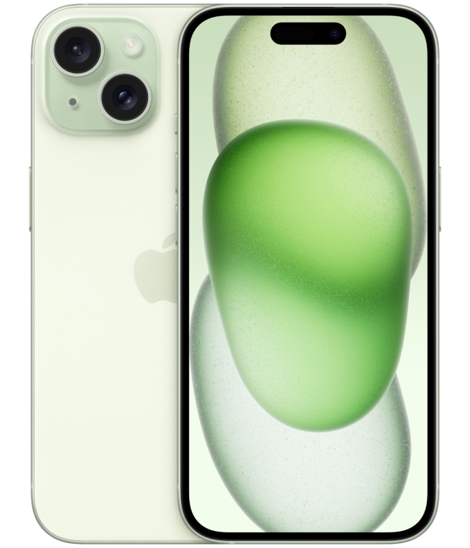 Apple iPhone 15, 128 ГБ, Зеленый Apple iPhone 15, 128 ГБ, Зеленый
