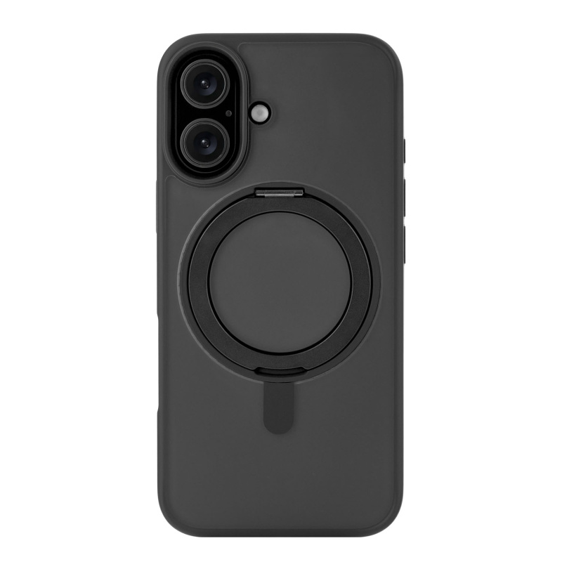 Чехол защитный uBear Clip 360 Mag Case для iPhone 16, с магнитной подставкой, черный Чехол защитный uBear Clip 360 Mag Case для iPhone 16, с магнитной подставкой, черный
