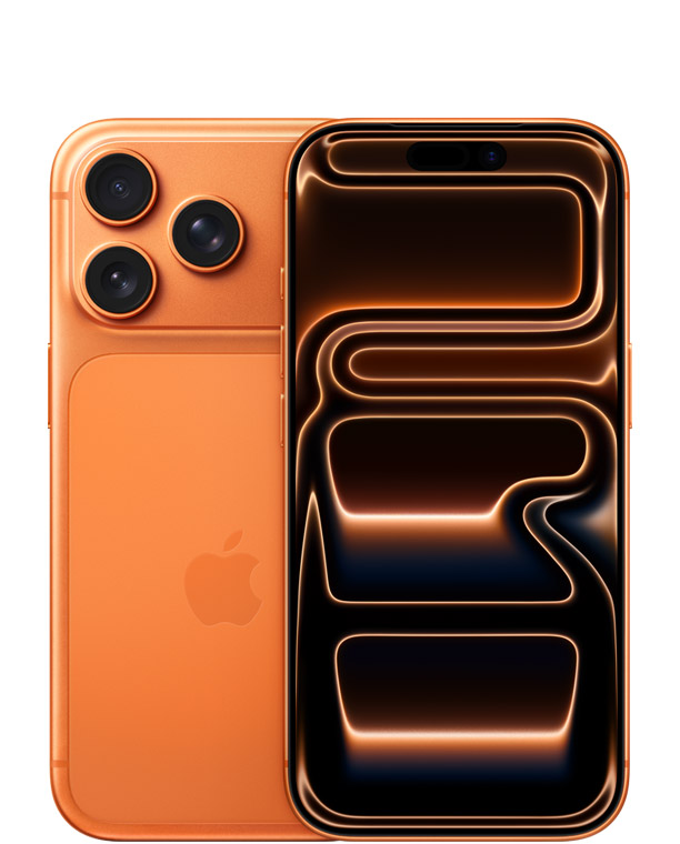 На фото изображено Apple iPhone 17 Pro SIM+eSIM, 1 ТБ, Космический оранжевый