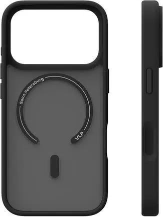 Чехол защитный VLP LITE Bloom Case с MagSafe для iPhone 17 Pro, черный Чехол защитный VLP LITE Bloom Case с MagSafe для iPhone 17 Pro, черный