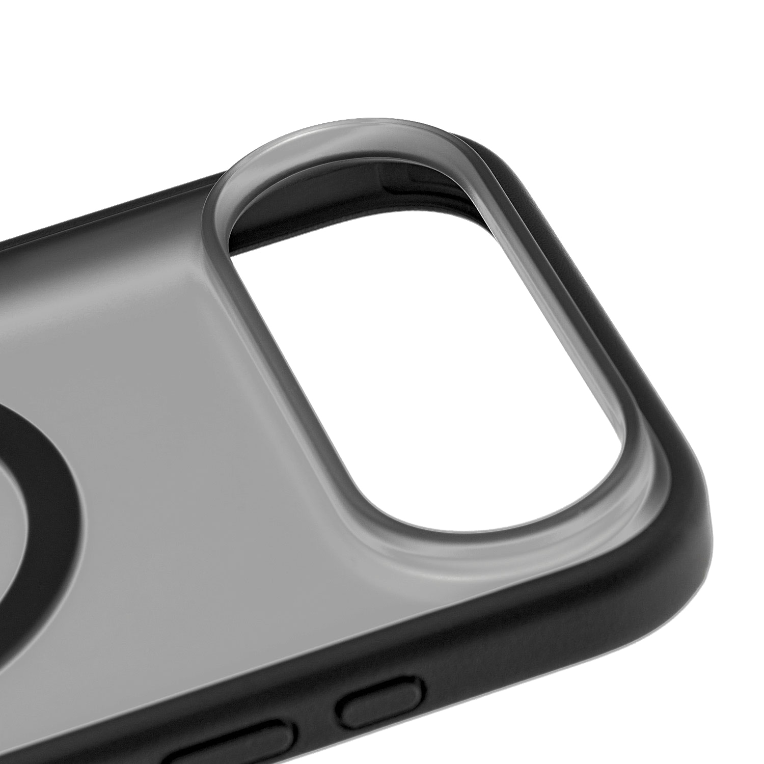 На фото изображено Чехол защитный uBear Cloud Mag Case для iPhone Air, черный