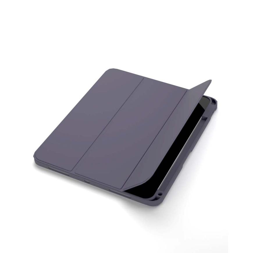 На фото изображено Защитный чехол VLP Split Folio для Apple iPad Air 13 (M2/M3), лавандовый