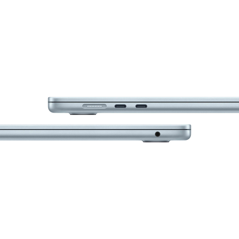 На фото изображено Apple MacBook Air 15" (M5, 10C / 10C, 2026) 16 ГБ, 512 ГБ SSD, Небесно-голубой