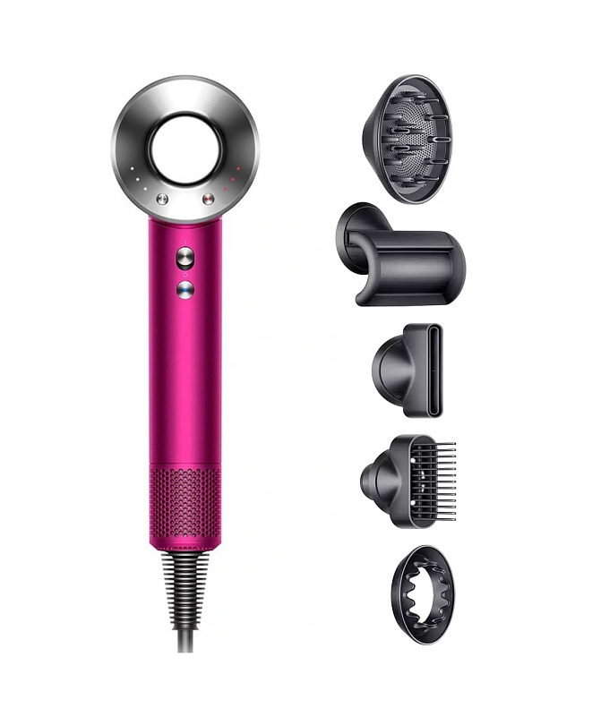 Фен Dyson Supersonic HD07, Fuchsia/Nickel Фен Dyson Supersonic HD07, Fuchsia/Nickel