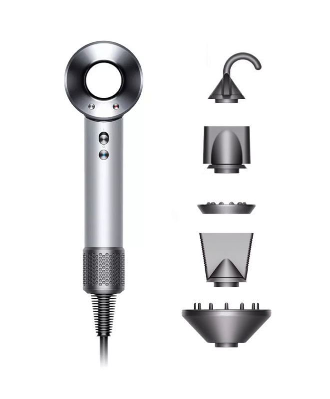 Фен Dyson Supersonic HD12, Nickel/Silver