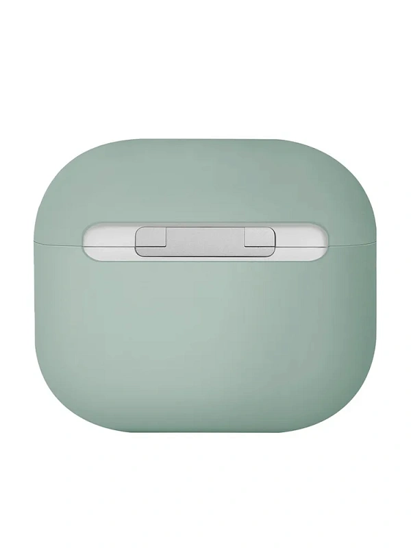 Защитный чехол Uniq Lino Silicone Case для Airpods 4, мятный Защитный чехол Uniq Lino Silicone Case для Airpods 4, мятный