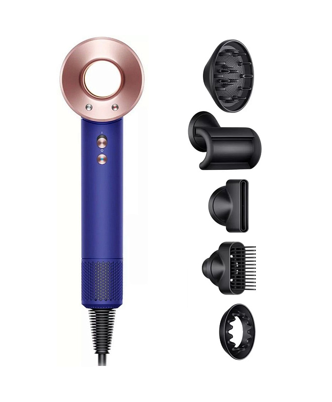 Фен Dyson Supersonic HD07, Vinca Blue/Rose